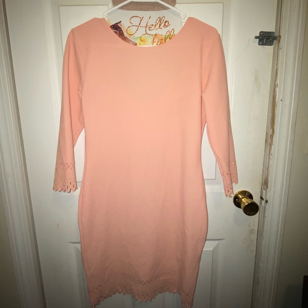 Peach dress